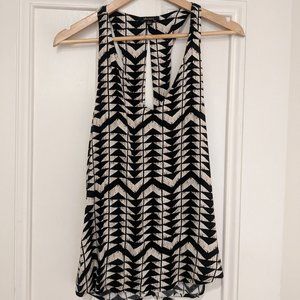 Ella Moss Zaire V-neck Top Small